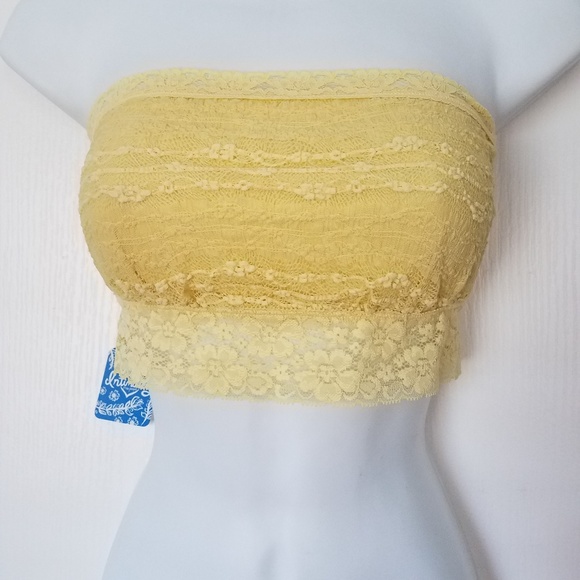 FP Free People Lacy Bandeau Strapless Bralette - Picture 2 of 4